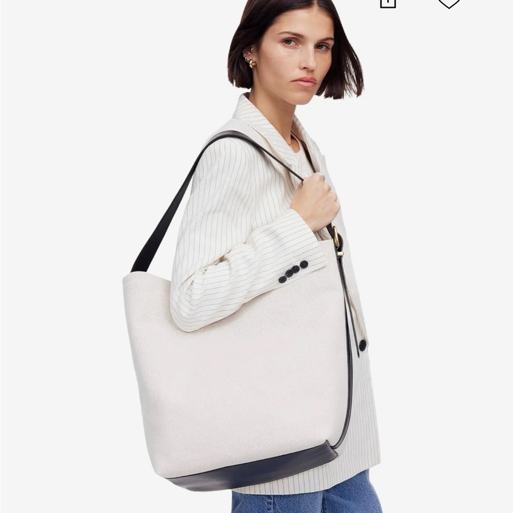 Madewell- Elegant Cream Tote Bag